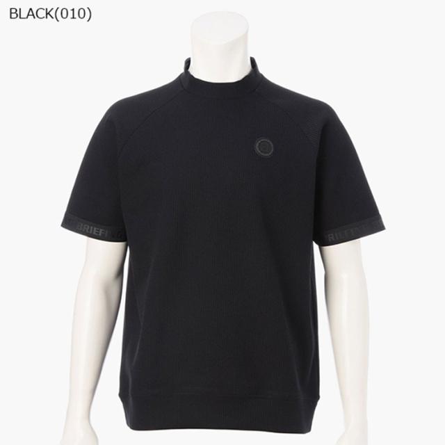 【新品】ブリーフィング／ハイネック／モックネック／半袖 ブリーフィング ゴルフ モックシャツ メンズ 半袖 シャツ ハイネック