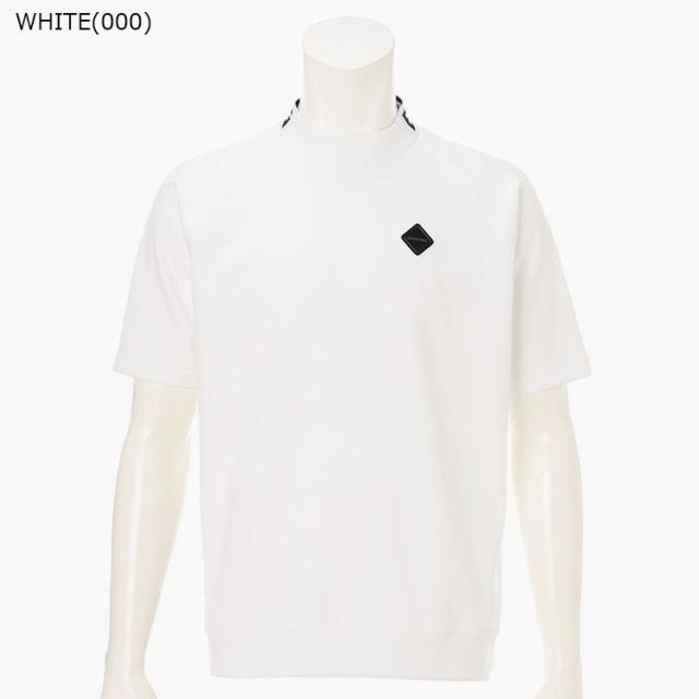 ブリーフィング ゴルフ モックシャツ メンズ 半袖 シャツ ハイネック モックネック ストレッチ 吸水速乾 UVカット 肌面ドライ リラックスフィット 春夏 秋 ゴルフウェア ブランド ロゴ BRIEFING GOLF BRG261M66_2