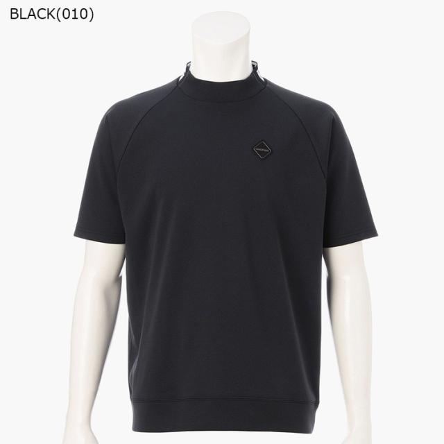 ブリーフィング ゴルフ モックシャツ メンズ 半袖 シャツ ハイネック モックネック ストレッチ 吸水速乾 UVカット 肌面ドライ リラックスフィット 春夏 秋 ゴルフウェア ブランド ロゴ BRIEFING GOLF BRG261M66_3