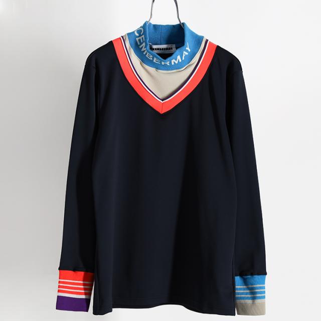 ディセンバーメイ ゴルフ モックシャツ メンズ 長袖 ハイネック 吸水速乾 保温 起毛 ゴルフウェア ブランド 1-312-0140 DECEMBERMAYの通販は