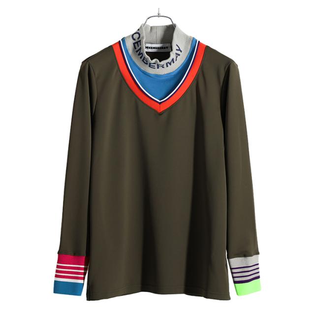 ディセンバーメイ ゴルフ モックシャツ メンズ 長袖 ハイネック 吸水速乾 保温 起毛 ゴルフウェア ブランド 1-312-0140 DECEMBERMAYの通販は 17,710円