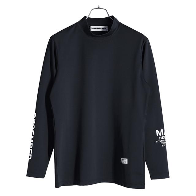 DECEMBERMAY 長袖ハイネックシャツ