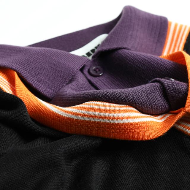 ディセンバーメイ ゴルフ ニットポロ メンズ レイヤード 長袖 セーター