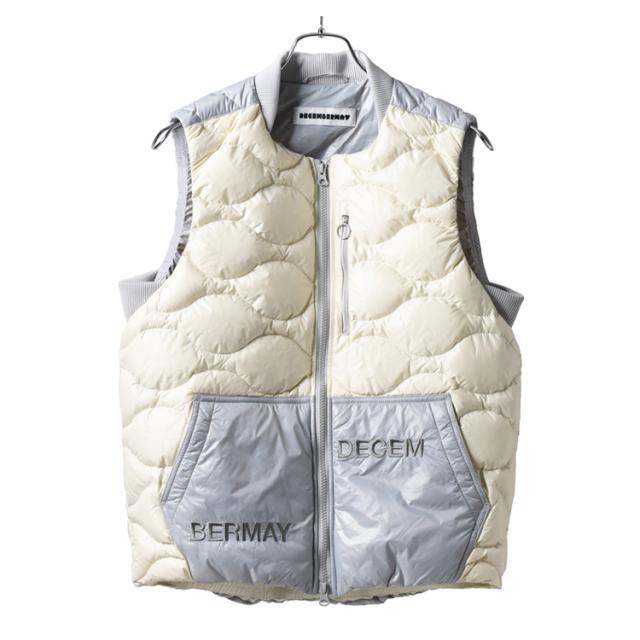 ディセンバーメイ☆ミドル丈ダウンベスト☆Ｍサイズ ディセンバーメイ ゴルフ ダウンベスト メンズ ダウン ベスト