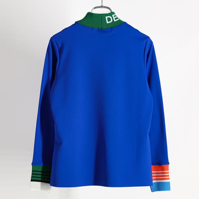 ディセンバーメイ ゴルフ モックシャツ レディース 長袖 接触冷感 UVカット 透防止 シャツ ハイネック 無地 春 夏 秋 紺 ゴルフウェア ブランド 2-205-0518 DECE ディセンバーメイ ゴルフ モックシャツ レディース 長袖 ハイネック