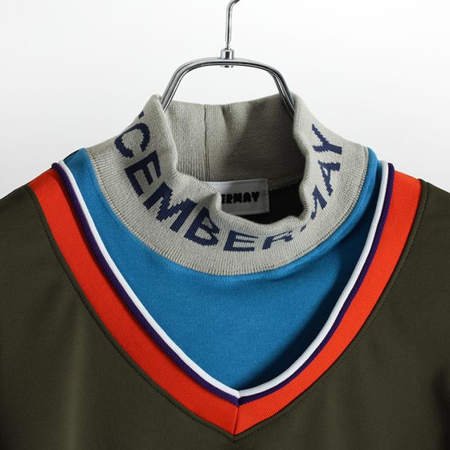 ディセンバーメイ ゴルフ モックシャツ レディース 長袖 ハイネック