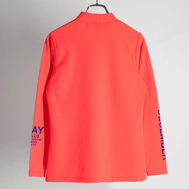 ディセンバーメイ ゴルフ モックシャツ レディース 長袖 ハイネック 裏