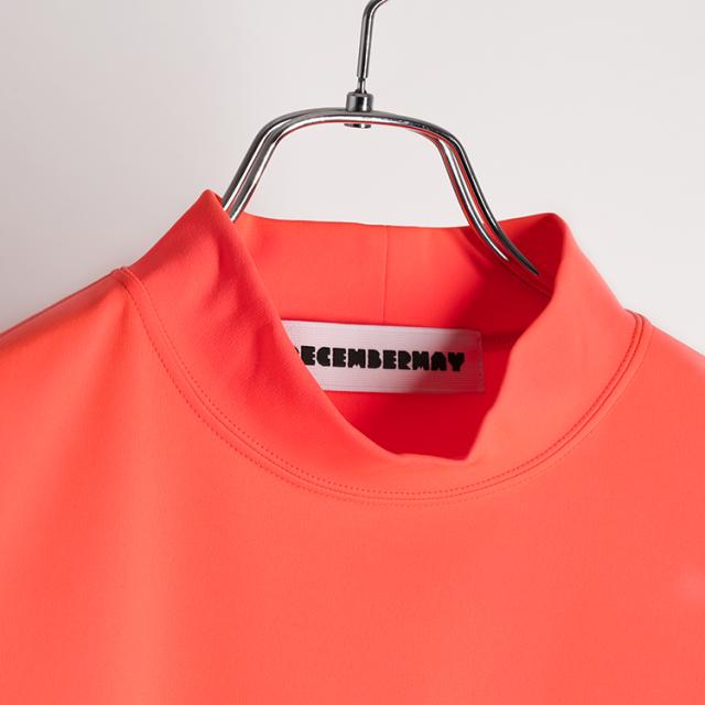 ディセンバーメイ ゴルフ モックシャツ レディース 長袖 ハイネック 裏