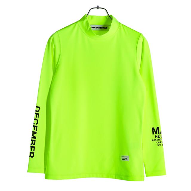 ディセンバーメイ ゴルフ モックシャツ レディース 長袖 ハイネック 裏起毛 保温 吸水速乾 ゴルフウェア 春 秋 冬 ゴルフウェア ブランド 2-312-0508 DECEMBERMAY