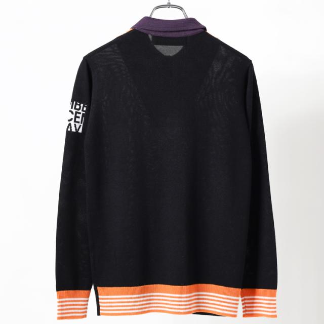 ディセンバーメイ ゴルフ ニットポロ レディース レイヤード 長袖