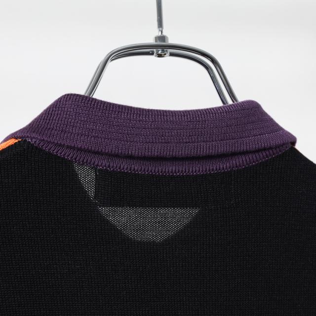 ディセンバーメイ ゴルフ ニットポロ レディース レイヤード 長袖