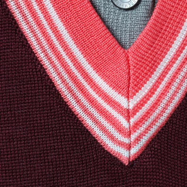 ディセンバーメイ ゴルフ ニットポロ レディース レイヤード 長袖