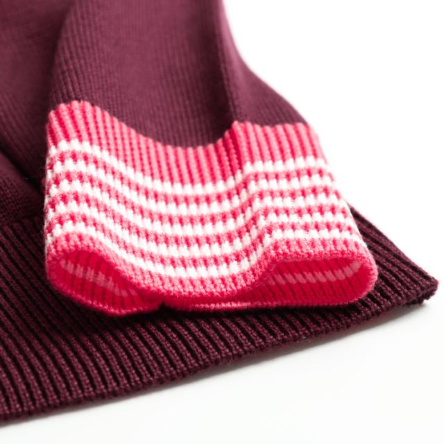 ディセンバーメイ ゴルフ ニットポロ レディース レイヤード 長袖