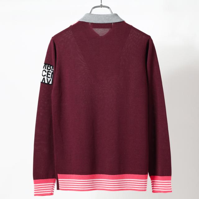 ディセンバーメイ ゴルフ ニットポロ レディース レイヤード 長袖 セーター ニット ポロシャツ 保湿 吸湿 速乾 ゴルフウェア ブランド 2-312-1005 DECEMBERMAY ディセンバーメイ ゴルフ ニットポロ レディース レイヤード 長袖