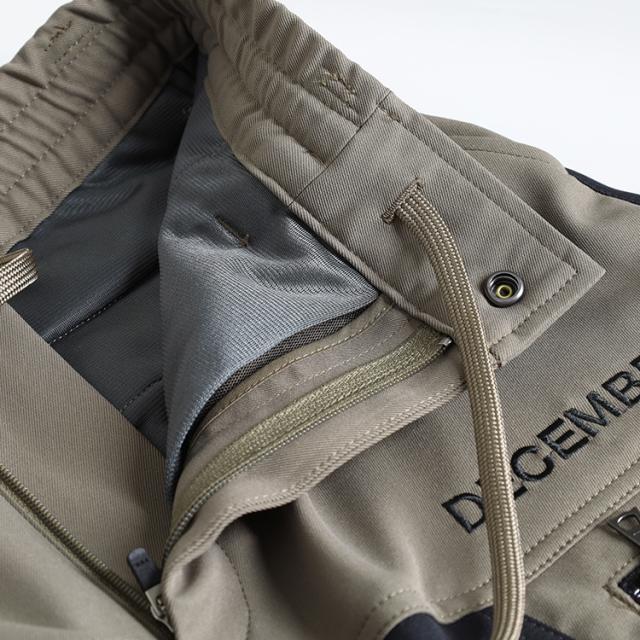 ディセンバーメイ ゴルフ パンツ レディース テーパード 保温 撥水