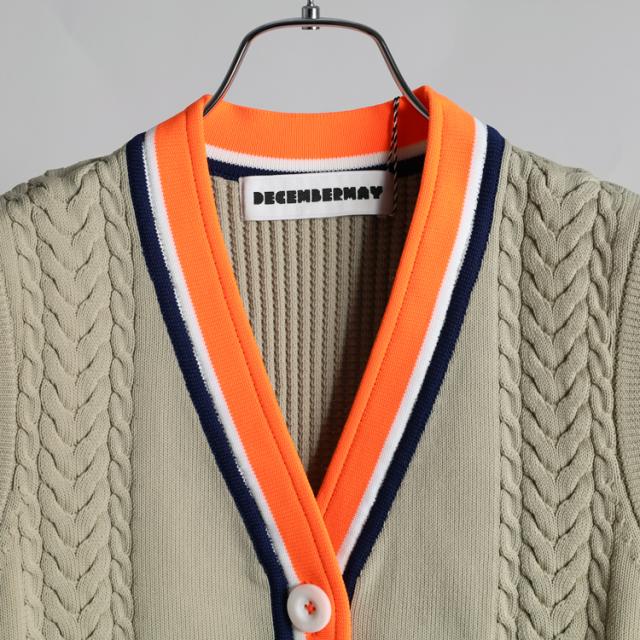 ディセンバーメイ ゴルフ ベスト レディース Vネック ニットベスト