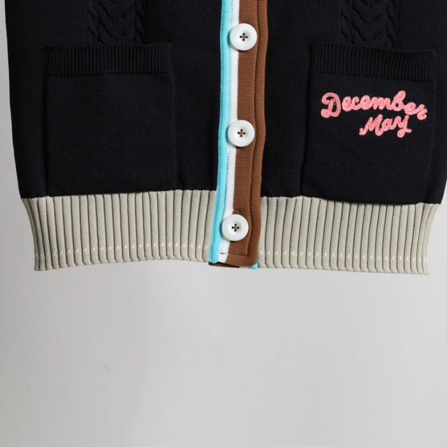 ディセンバーメイ ゴルフ ベスト レディース Vネック ニットベスト