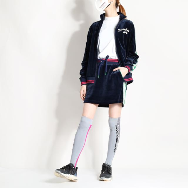 ディセンバーメイ ゴルフ ブルゾン レディース トップス フルジップ ベロア ジャケット ストレッチ 防寒 保湿 吸湿発熱 保温 秋 冬 ブランド 2-312-1545 DECEMBERMAY_9