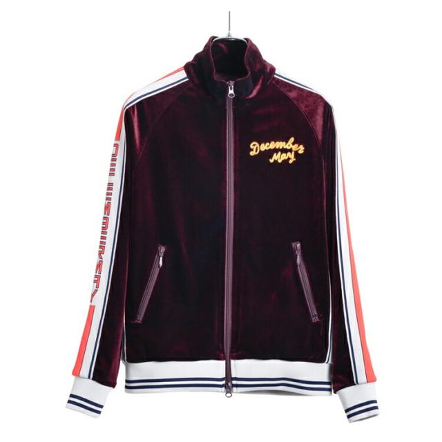 ディセンバーメイ ゴルフ ブルゾン レディース ベロアジャケット DGREY M ディセンバーメイ ゴルフ ブルゾン レディース ベロアジャケット DGREY M