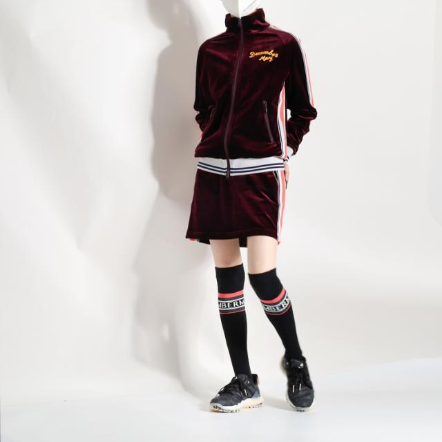ディセンバーメイ ゴルフ ブルゾン レディース ベロアジャケット