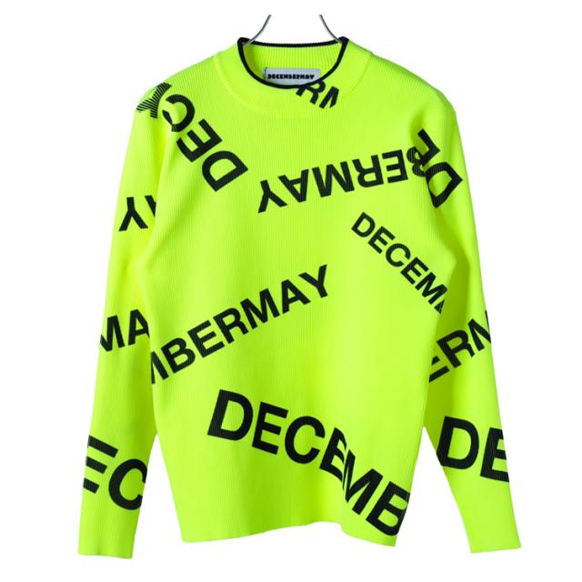 ディセンバーメイ ゴルフ ニット メンズ 長袖 ハイネック モック