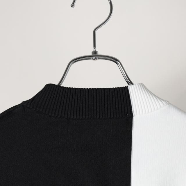 ディセンバーメイ ゴルフ ニット レディース 長袖 ハイネック モック