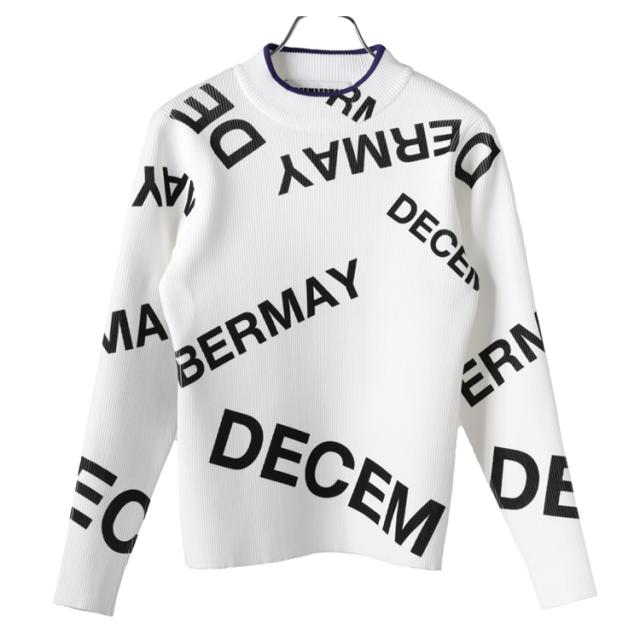 ディセンバーメイ ゴルフ ニット レディース 長袖 ハイネック モック