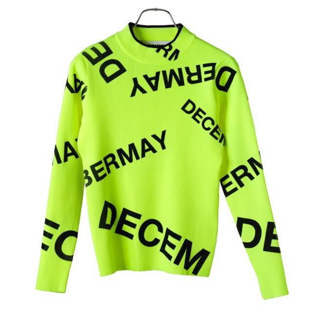 ディセンバーメイ ゴルフ ニット レディース 長袖 ハイネック モック