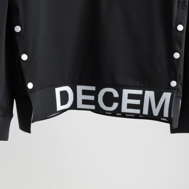 DECEMBERMAY（ディッセンバーメイ）ロゴモックネックシャツ ブラック