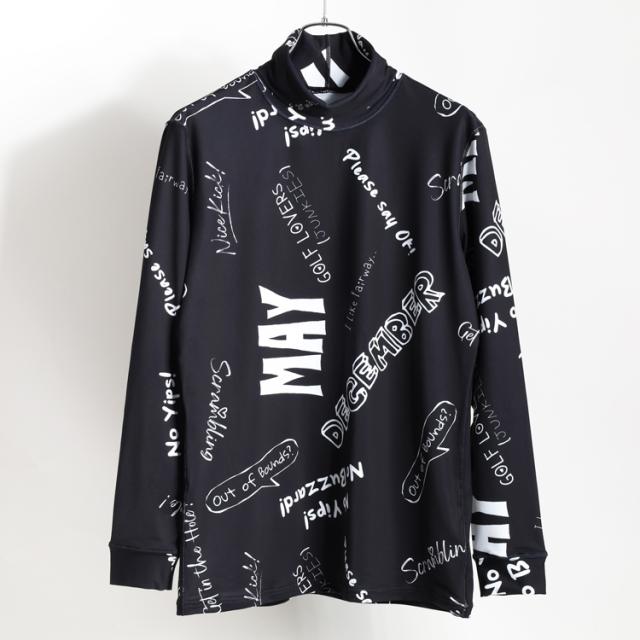 ディセンバーメイ ゴルフ モックシャツ メンズ 長袖 ハイネック 裏起毛 保温 ストレッチ ゴルフウェア 春 秋 冬 ゴルフウェア ブランド 1-312-0509 DECEMBERMAY ディセンバーメイ ゴルフ モックシャツ メンズ 長袖 ハイネック 裏起毛