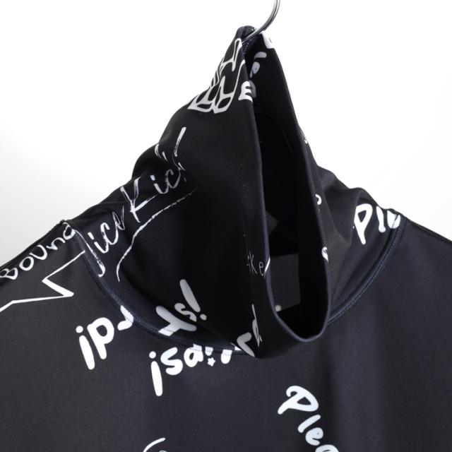 ディセンバーメイ ゴルフ モックシャツ メンズ 長袖 ハイネック 裏起毛