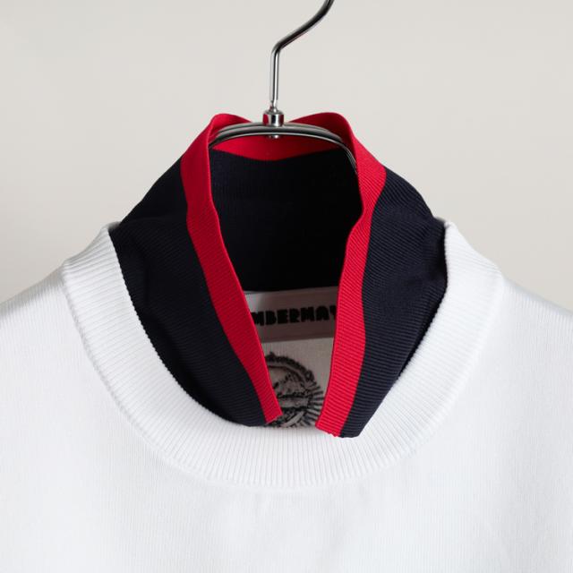 ディセンバーメイ ゴルフ ニット メンズ 長袖 クルーネック サマー