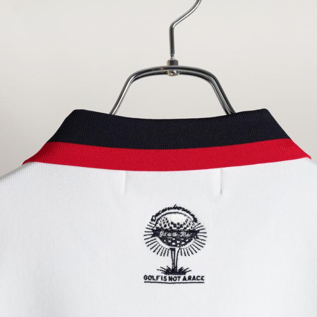 ディセンバーメイ ゴルフ ニット メンズ 長袖 クルーネック サマー