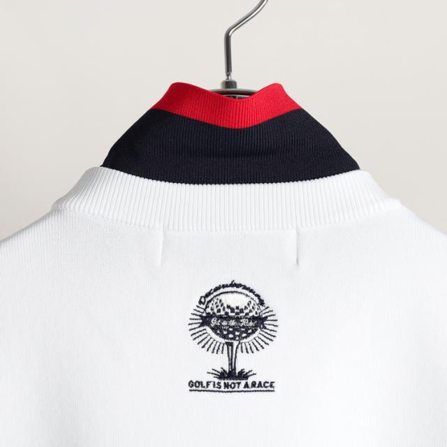 ディセンバーメイ ゴルフ ニット メンズ 長袖 クルーネック サマー