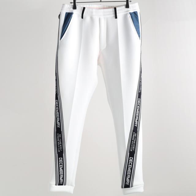 DECEMBERMAY ディセンバーメイ サイドライン テーパードパンツ ゴルフ DECEMBERMAY ディセンバーメイ メンズ Slender Duality Pants