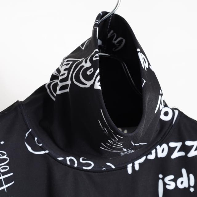 ディセンバーメイ ゴルフ モックシャツ レディース 長袖 ハイネック 裏