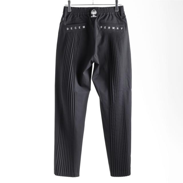 ディセンバーメイ ゴルフ パンツ レディース ワイドパンツ テーパードパンツ ストレッチ プリーツ 速乾 耐シワ サステナブル 無地 ゴルフウェア ブランド 2-405-2048 DECEMBERMAY ディセンバーメイ ゴルフ パンツ レディース ワイドパンツ テーパード