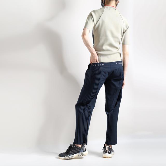 ディセンバーメイ ゴルフ パンツ レディース ワイドパンツ テーパードパンツ ストレッチ プリーツ 速乾 耐シワ サステナブル 無地 ゴルフウェア ブランド 2-405-2048 DECEMBERMAY ディセンバーメイ ゴルフ パンツ レディース ワイドパンツ テーパード