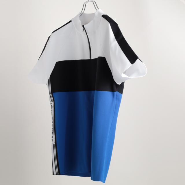 ディセンバーメイ ゴルフ ニット メンズ モックネック ハーフジップ