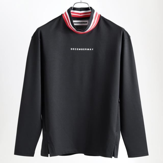 DECEMBERMAY メンズモックネックシャツ 吸湿速乾 サイズXL DECEMBER