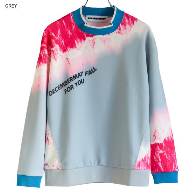 DECEMBERMAY 長袖モックネックシャツ ロンT カットソー Lサイズ