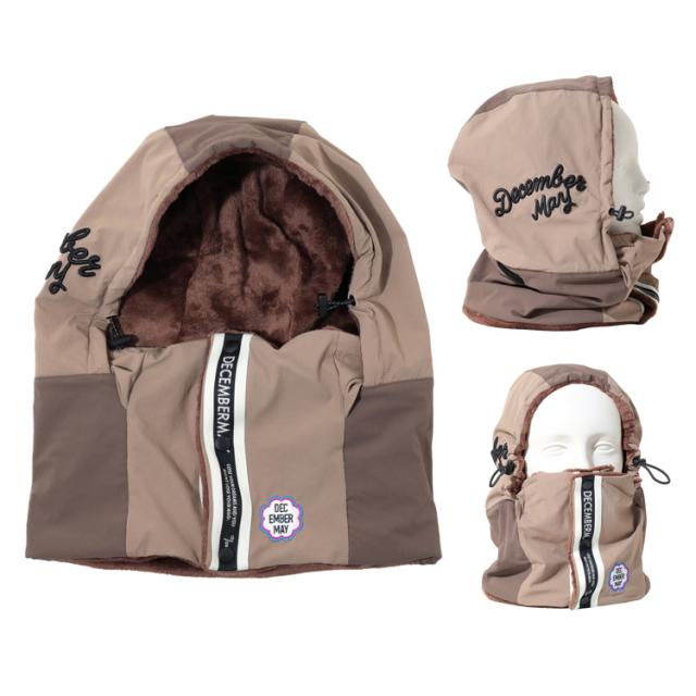 ディセンバーメイ ゴルフ ネックウォーマー メンズ レディース フード 2WAY フード収納 フード付きネックウォーマー バラクラバ 目出し帽 防寒 保温 アジャスター付き ゴルフウェア ブランド ロゴ DECEMBERMAY 3-999-5520
