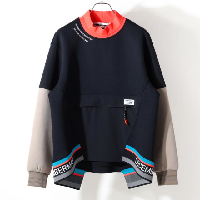 ディセンバーメイ ゴルフ モックネック スウェット メンズ レディース