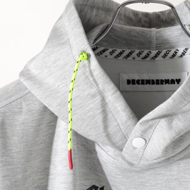 ディセンバーメイ ゴルフ パーカー メンズ レディース フーディー フード プルオーバー ダンボールニット ストレッチ プルオーバーパーカー 秋冬 春 ゴルフウェア ブランド DECEMBERMAY 4-512-1206 ディセンバーメイ ゴルフ パーカー メンズ レディース フーディー