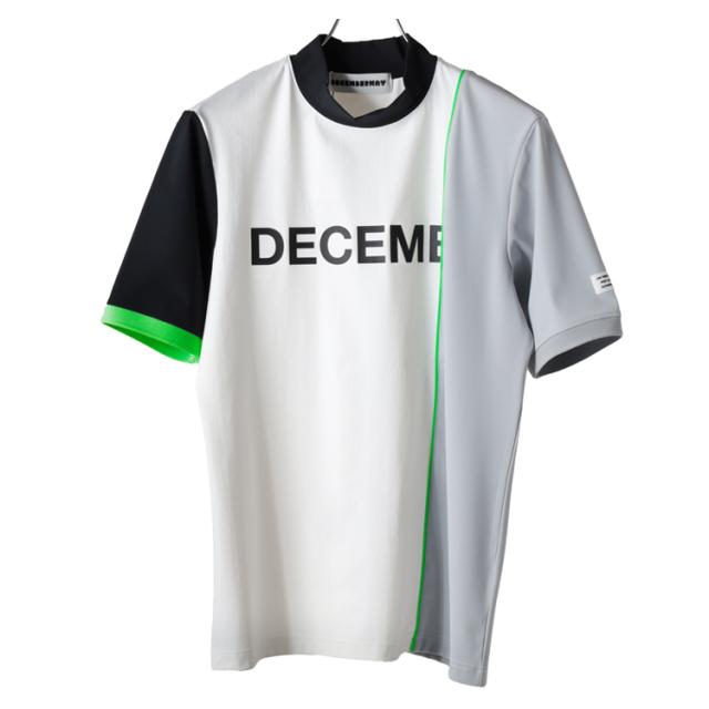 DECEMBERAY ディセンバーメイ　半袖　モックネックシャツ DECEMBERAY ディセンバーメイ 半袖 モックネックシャツ 楽天市場