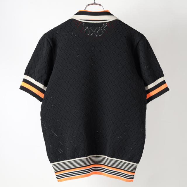 DECEMBERMAY 長袖シャツ ブラック/ベージュ/オレンジ メンズ シャツ