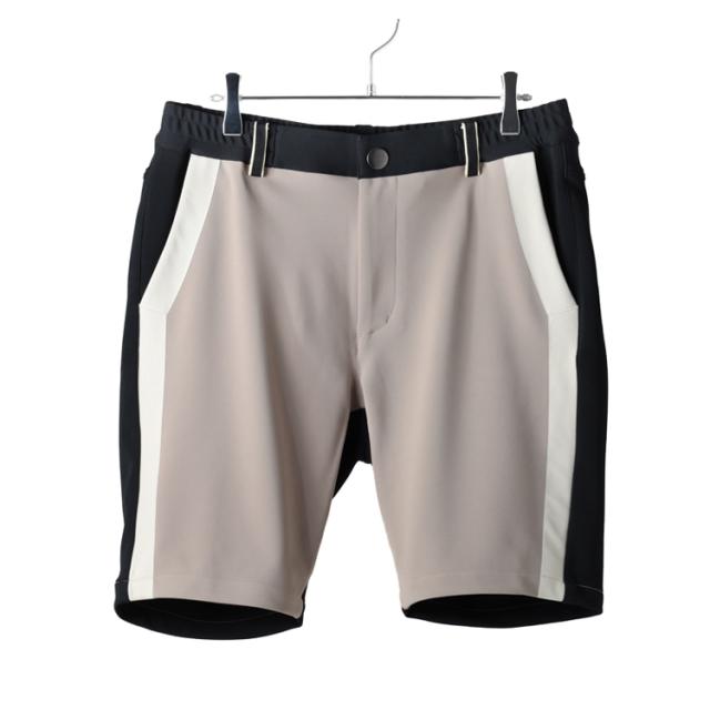 ディセンバーメイ ゴルフ ショートパンツ メンズ パンツ ストレッチ 吸汗速乾 UVカット スリム テーパード レギュラーフィット バイカラー 無地 ゴルフウェア ブランド 1-505-2109 DECEMBERMAY
