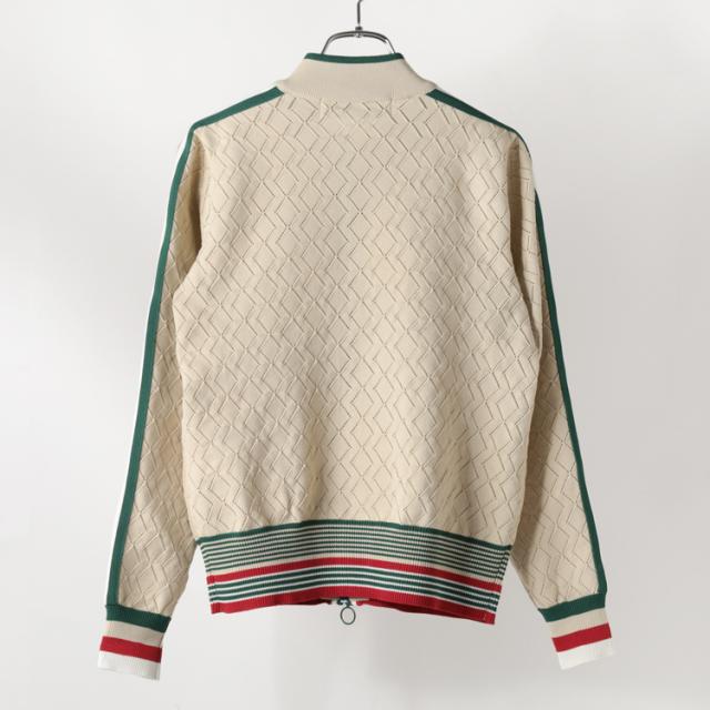 ディセンバーメイ ゴルフ ブルゾン レディース 長袖 ニットブルゾン