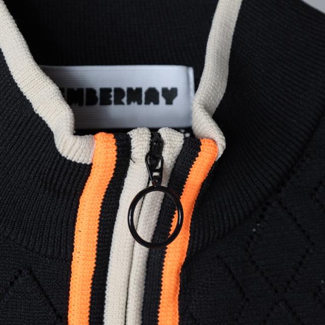 ディセンバーメイ ゴルフ ブルゾン レディース 長袖 ニットブルゾン