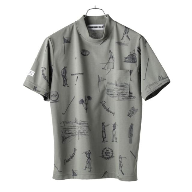 ディセンバーメイ ゴルフ モックシャツ メンズ レディース 半袖